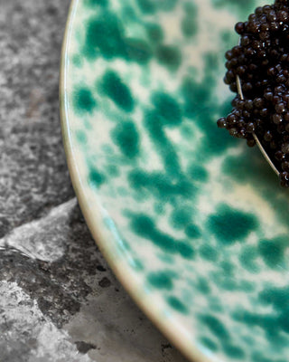 Cake plate Diva green 16cm