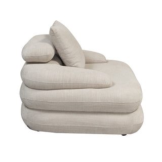 Fauteuil Cairo – Beige, aanzicht of detail 2