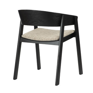 Eetkamerstoel Edo – Black, aanzicht of detail 2