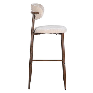 Barstoel Japandi – Tan – zithoogte 80 cm, aanzicht of detail 2