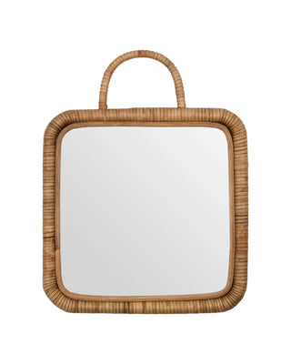 Espejo Baki Natural 28x28cm