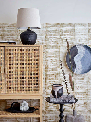 Matheo tafellamp zwart terracotta - Het Adres