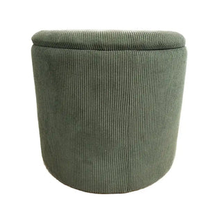 Puf de almacenamiento Arth verde 38cm
