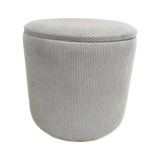 Puff de almacenamiento Arth gris 38cm