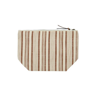 Toiletry bag terracotta made of cotton 32cm