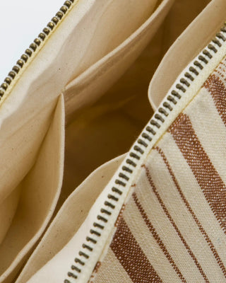 Neceser terracota de algodón 32cm