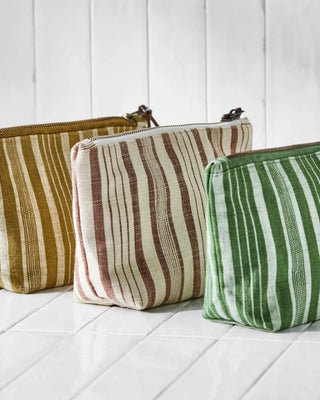 Trousse de maquillage terracotta coton 22cm