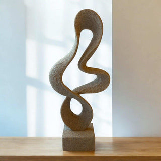 Beeldje Poly 27cm beige - Het Adres