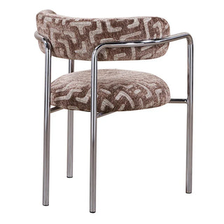 Eetkamerstoel Art Deco – Maze Brown, aanzicht of detail 4