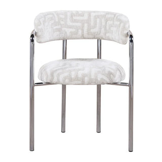 Eetkamerstoel Art Deco – Maze Beige, aanzicht of detail 5