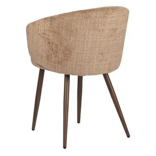 Eetkamerstoel Luna – Caramel, aanzicht of detail 5