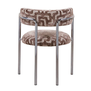 Eetkamerstoel Art Deco – Maze Brown, aanzicht of detail 5