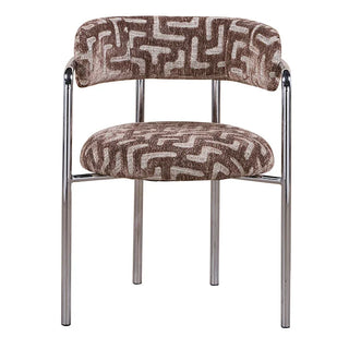 Eetkamerstoel Art Deco – Maze Brown, aanzicht of detail 6