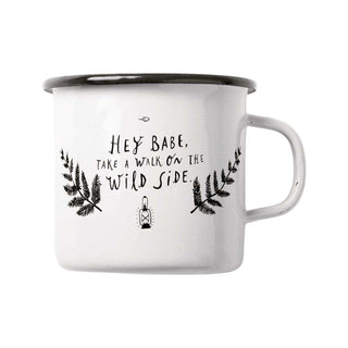 Emaille mok Wild side 300ml - Het Adres
