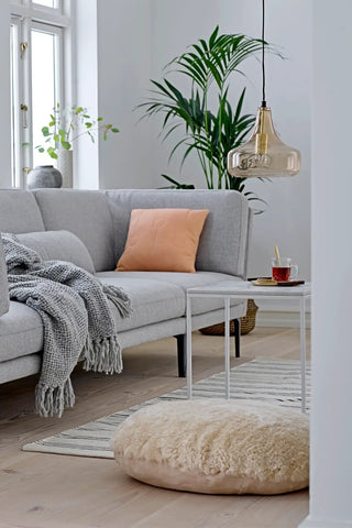 Hanglamp glas bruin Yuser 25cm