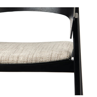 Eetkamerstoel Edo – Black, aanzicht of detail 7
