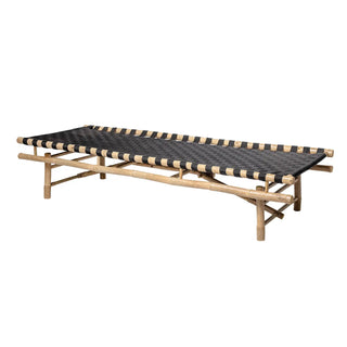 Daybed in bambù nero Vida 190cm