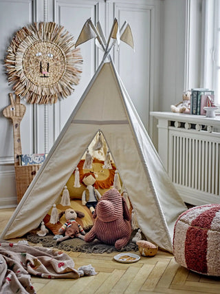 Fardin tenda tipi per bambini cotone naturale 140cm