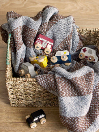 Avin speelgoedauto set hout multicolor