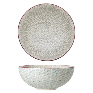 Schaal aardewerk groen Maya 28cm