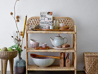 Schaal aardewerk groen Maya 28cm