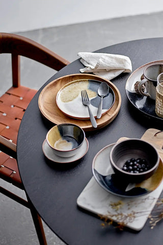 Schaal aardewerk grijs Jules 13cm