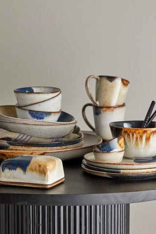 Schaal aardewerk grijs Jules 13cm