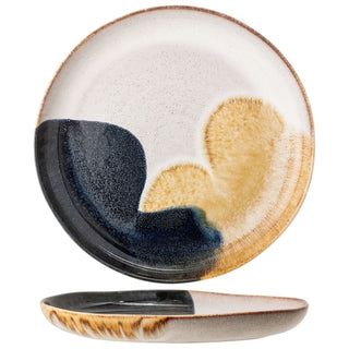 Vassoio da portata in ceramica grigio Jules 35cm