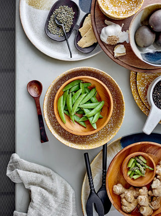 Vassoio da portata in ceramica grigio Jules 35cm