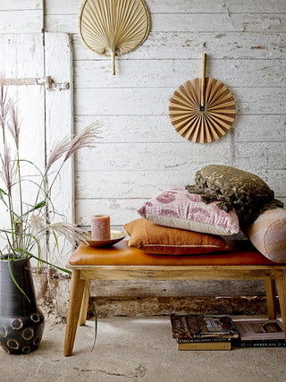 Decorazione da parete foglia di palma nature Oumou - set di 2