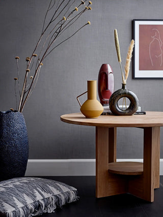 Jarrón de cerámica marrón Daviid