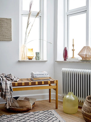 Jarrón de cerámica marrón Daviid