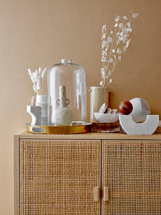 Jarrón de cerámica blanco Barrit 20cm