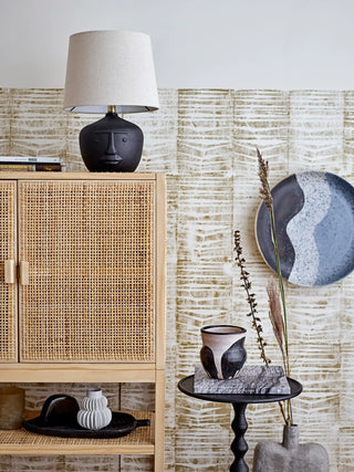 Jarrón de cerámica blanco Halfdan 14cm