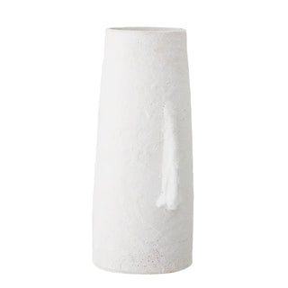 Vase Terrakotta weiß Berican 40cm