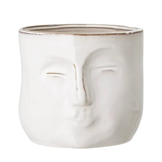 Vaso in ceramica bianco Ignacia 16cm