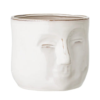 Vaso in ceramica bianco Ignacia 16cm