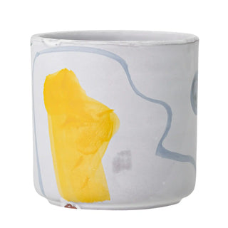 Bloempot terracotta wit Azura 12cm