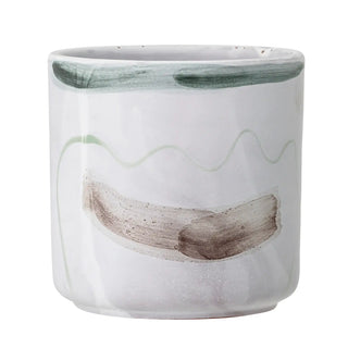 Vaso in terracotta bianco Azura 12cm