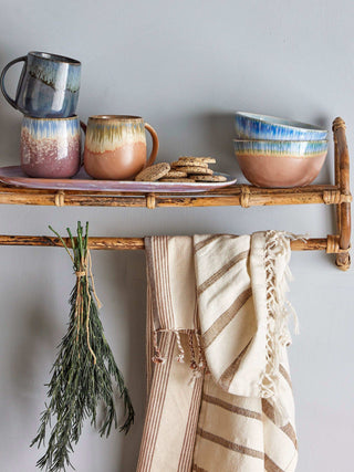 Mok aardewerk roze Cloe - set van 3