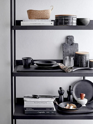 Mok porselein zwart Yoko - 4 stuks