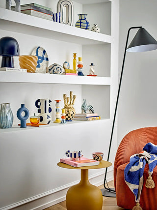 Table d’appoint métal jaune Ayah 46cm