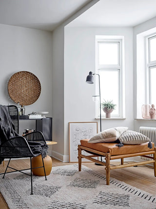 Table d’appoint métal jaune Ayah 46cm