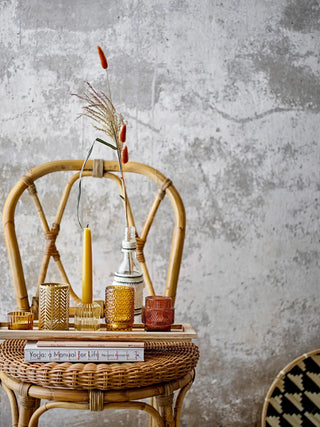 Tablett Glas Braun Sanga 43cm