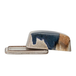 Botervloot aardewerk grijs Jules