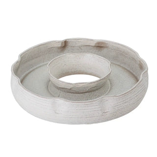 Bandeja de cerámica gris Leda 35cm