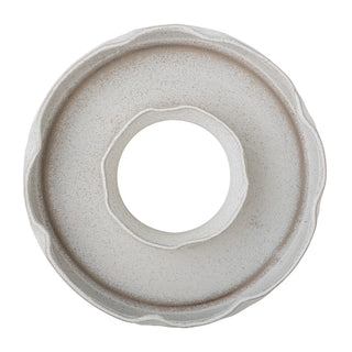 Bandeja de cerámica gris Leda 35cm