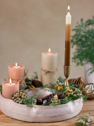 Bandeja de cerámica gris Leda 35cm