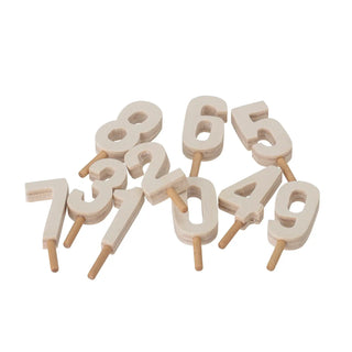 Alfi verjaardagstrein hout multicolor 39cm