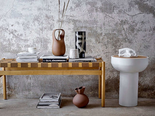 Vaso terracotta nero Vefa 28cm